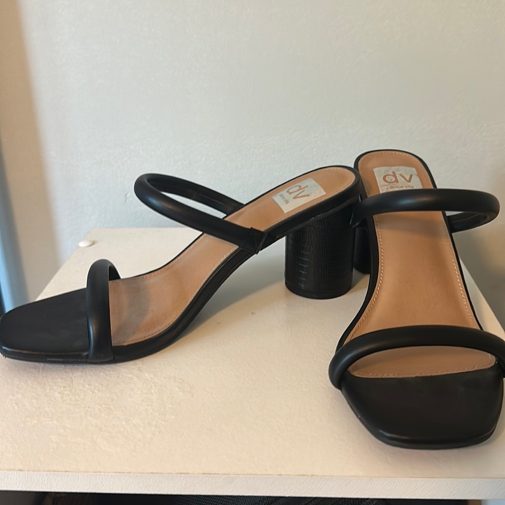 Dolce Vita Noles Heels in Onyx, size 9